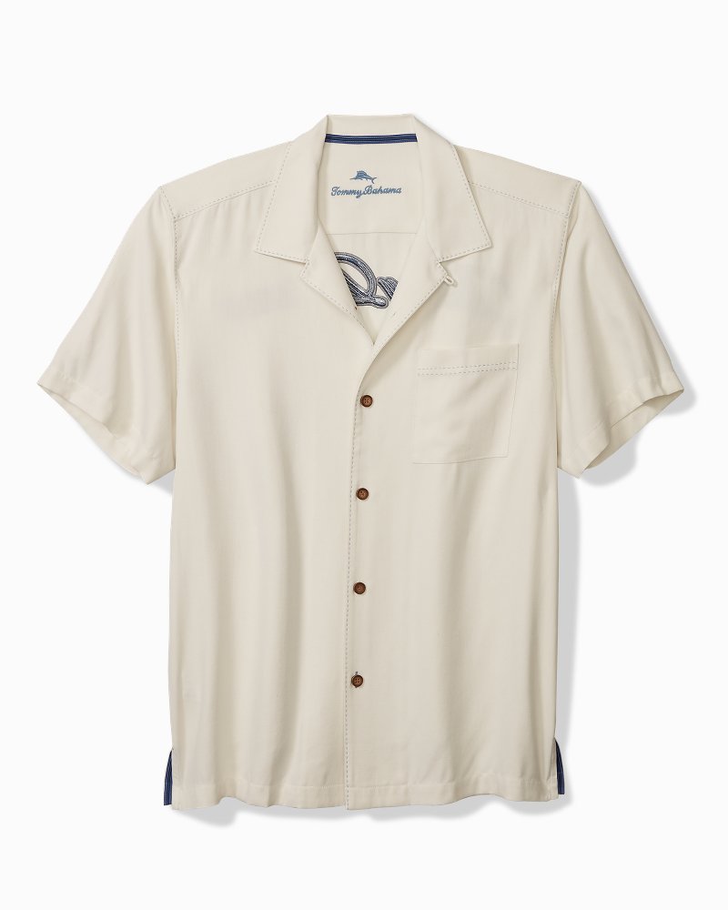 Marlin Paradise Silk Camp Shirt Continental | Tommy Bahama Quality - Marlin Paradise Silk Camp Shirt