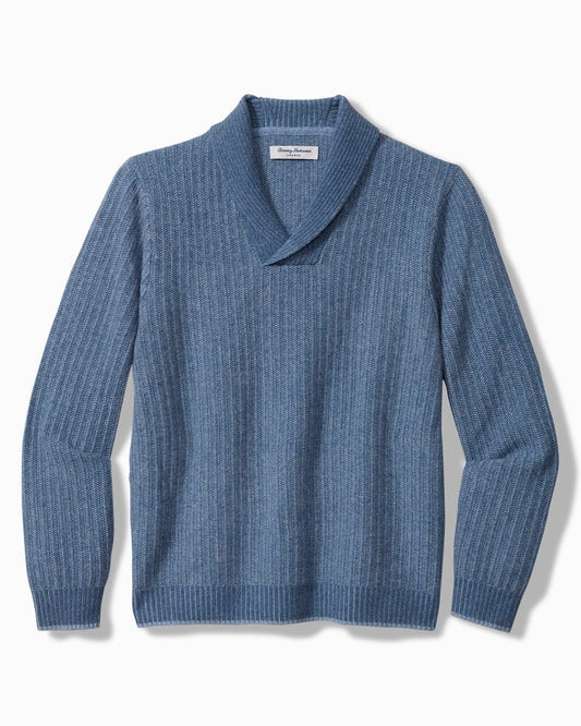 Soundscape Cashmere Sweater Baltic | Tommy Bahama Featured - Soundscape Cashmere Sweater