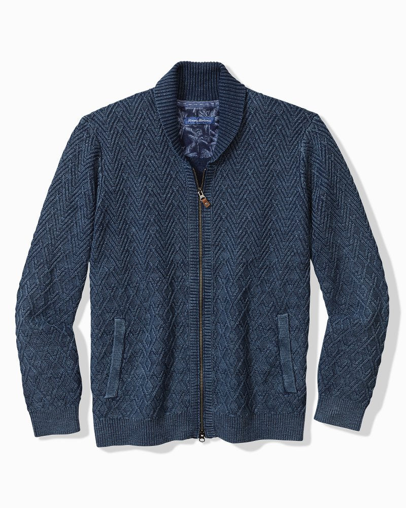 Sunbreak Full-Zip Sweater Coastline | Tommy Bahama Value - Sunbreak Full-Zip Sweater