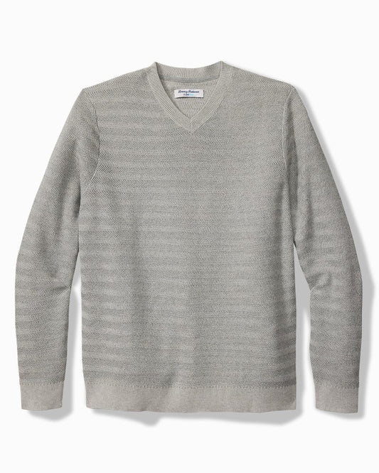 Coolside Course IslandZone® Sweater Grey Heather | Tommy Bahama Exclusive - Coolside Course IslandZone® Sweater