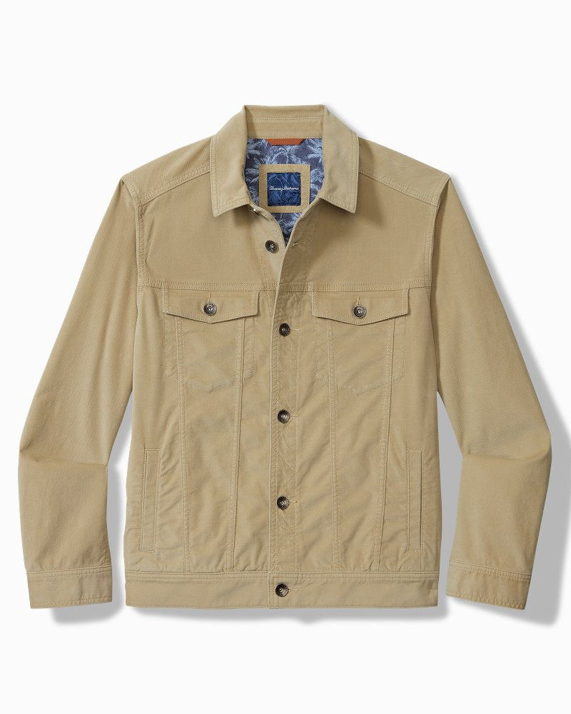 Canyon Cord Trucker Jacket Stone Khaki | Tommy Bahama New - Canyon Cord Trucker Jacket