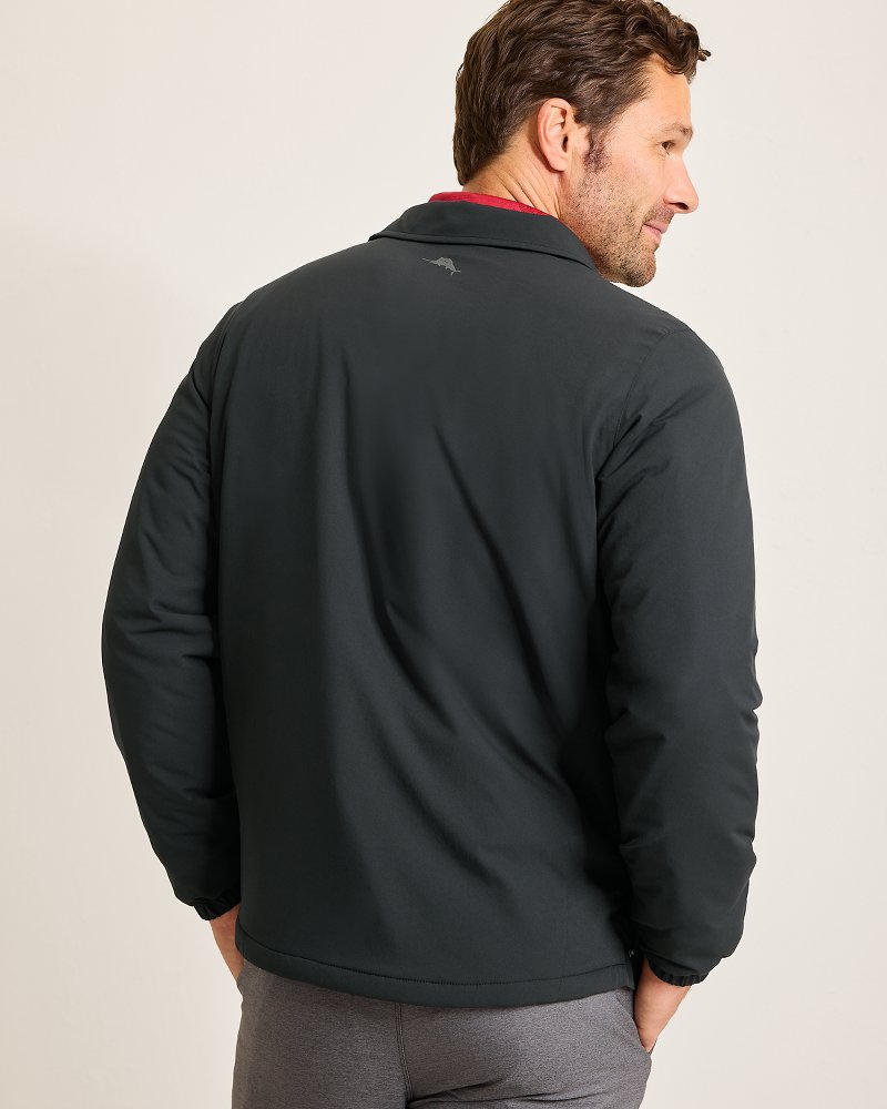 Ocean Driver Performance Popover Jacket Jet Black | Tommy Bahama New - Ocean Driver Performance Popover Jacket