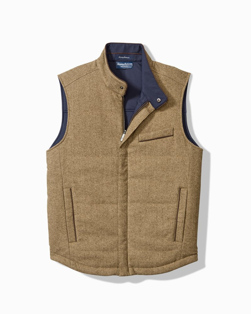Pacific Grove Reversible Vest British Bourbon | Tommy Bahama Everyday - Pacific Grove Reversible Vest