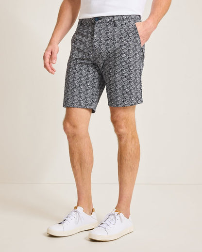 Chip Shot Beachcomber Geo IslandZone® 9-Inch Shorts Black | Tommy Bahama Essential - Chip Shot Beachcomber Geo IslandZone® 9-Inch Shorts