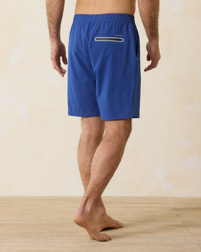 Monterey Coast Hybrid IslandZone® 9-Inch Shorts Cobalt Haze | Tommy Bahama Essential - Monterey Coast Hybrid IslandZone® 9-Inch Shorts