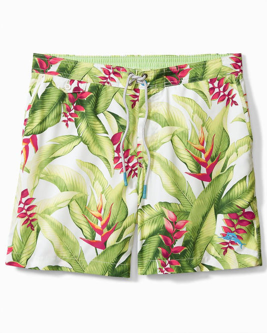 Calypso Fronds 6-Inch Board Shorts White | Tommy Bahama Value - Calypso Fronds 6-Inch Board Shorts