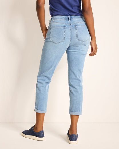 Mid-Rise Boyfriend Jeans Light Bright Blue Wash | Tommy Bahama Top Pick - Mid-Rise Boyfriend Jeans