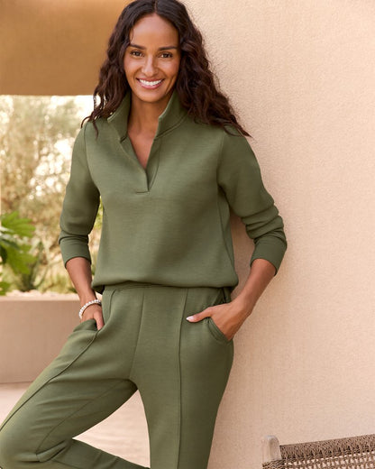 Palm Voyage Sweatshirt Beetle Green | Tommy Bahama Great Value - Palm Voyage Sweatshirt