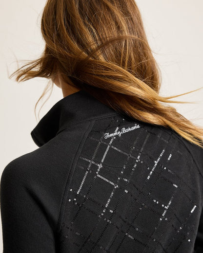 Aruba Diamond Days Embroidered Full-Zip Sweatshirt Black | Tommy Bahama Discount - Aruba Diamond Days Embroidered Full-Zip Sweatshirt