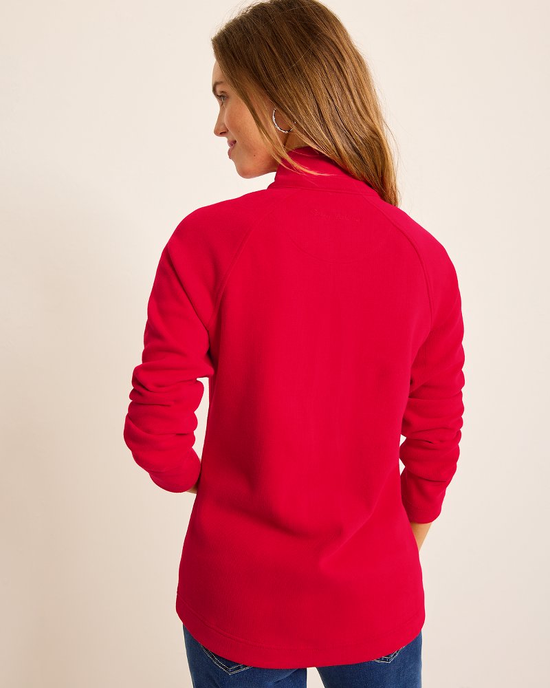 Aruba Half-Zip Sweatshirt Tango Red | Tommy Bahama Special Offer - Aruba Half-Zip Sweatshirt