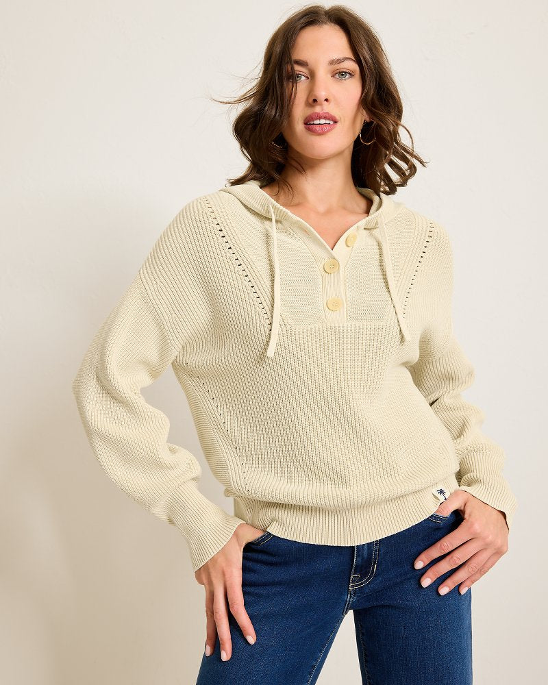 Salt Wash Hooded Sweater Bleached Sand | Tommy Bahama Deals - Salt Wash Hooded Sweater