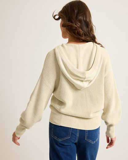 Salt Wash Hooded Sweater Bleached Sand | Tommy Bahama Deals - Salt Wash Hooded Sweater