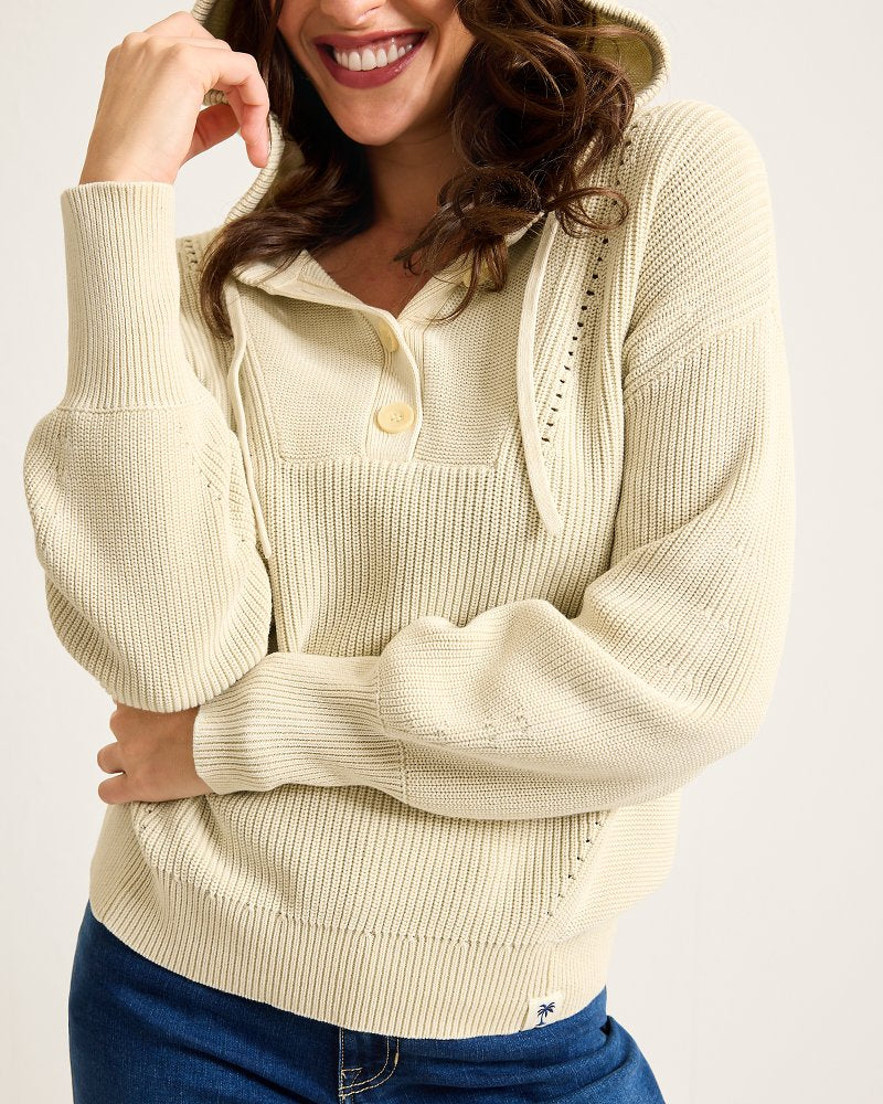 Salt Wash Hooded Sweater Bleached Sand | Tommy Bahama Deals - Salt Wash Hooded Sweater