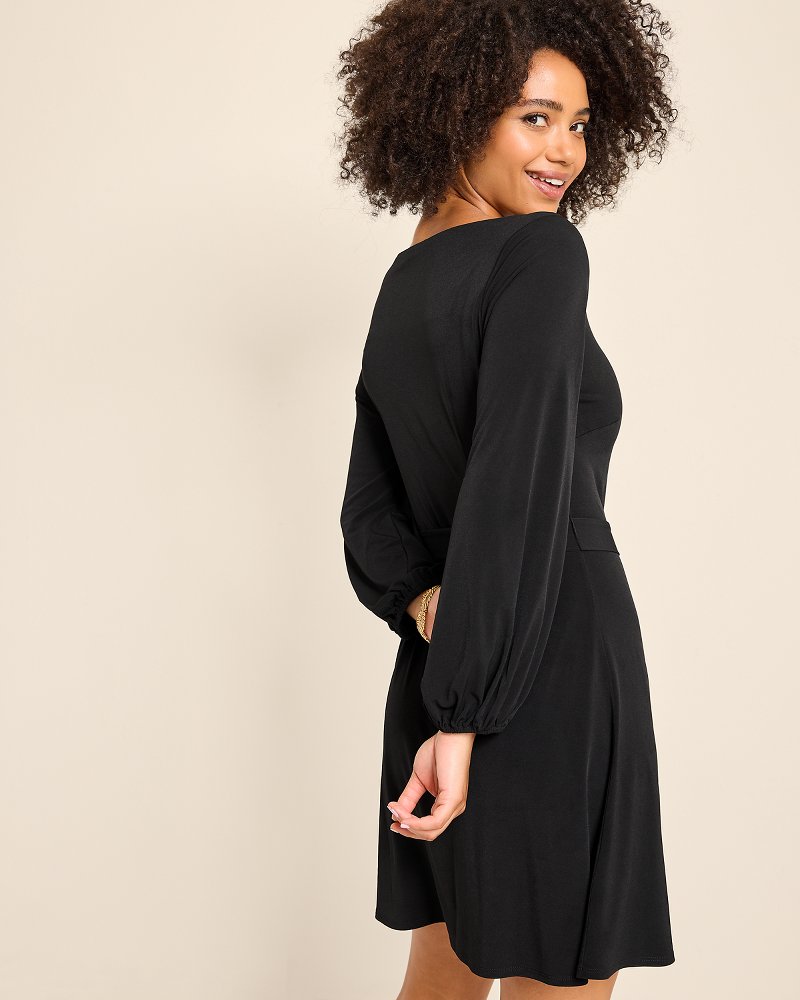 Carmela Long-Sleeve Dress Black | Tommy Bahama Trending - Carmela Long-Sleeve Dress