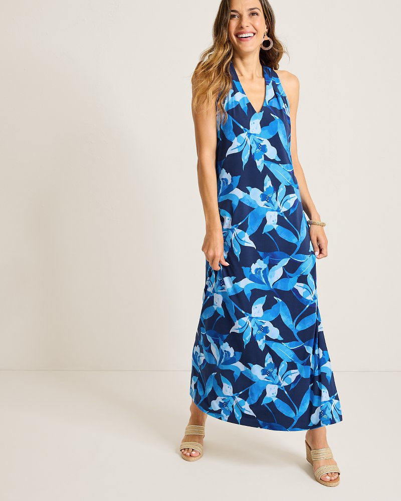 Sandy Seaside Brights Maxi Dress Island Navy | Tommy Bahama Trending - Sandy Seaside Brights Maxi Dress