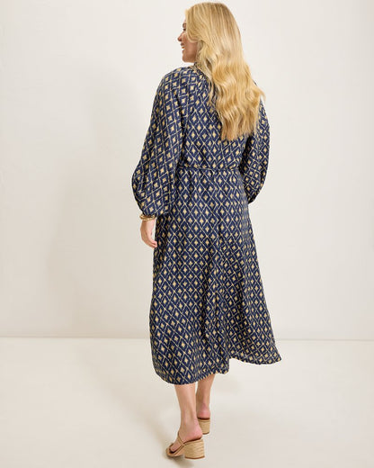 Diamond Cay Long-Sleeve Maxi Dress Coastline | Tommy Bahama Great Value - Diamond Cay Long-Sleeve Maxi Dress