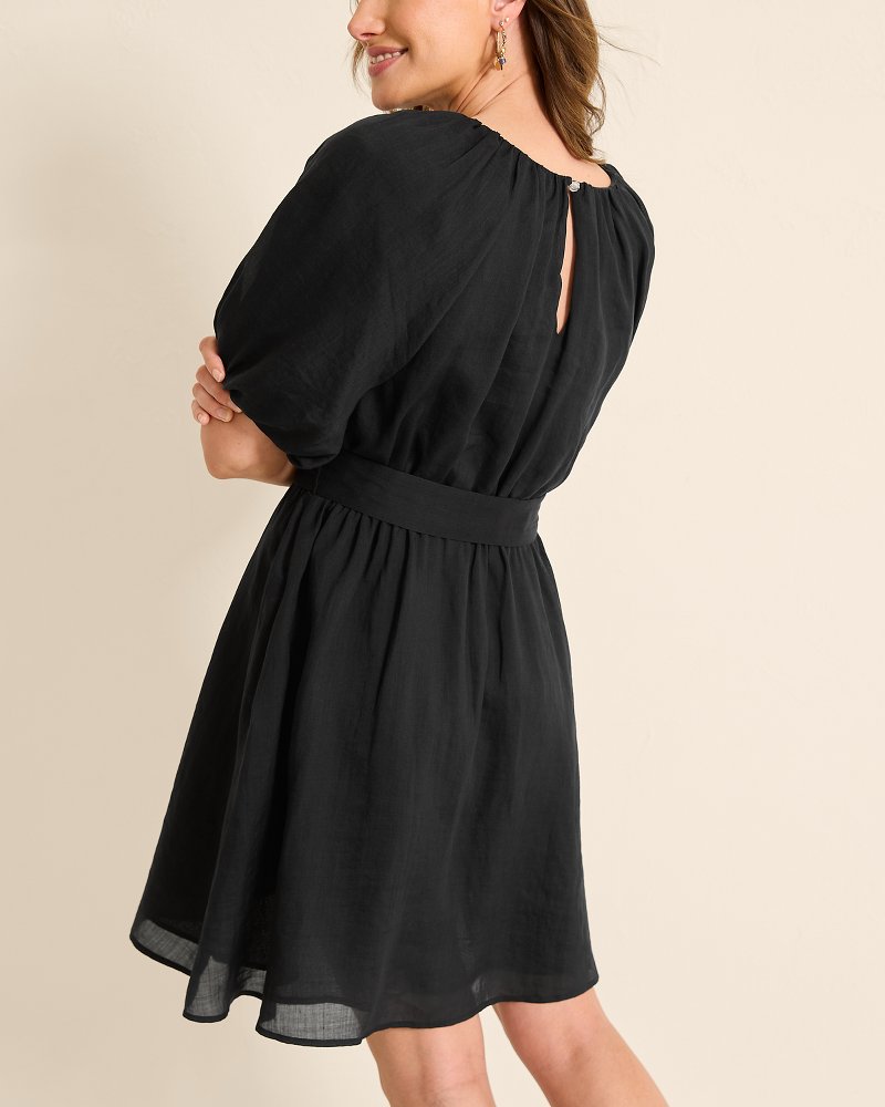 Paradise Breeze Elbow-Sleeve Dress Black | Tommy Bahama Best Price - Paradise Breeze Elbow-Sleeve Dress