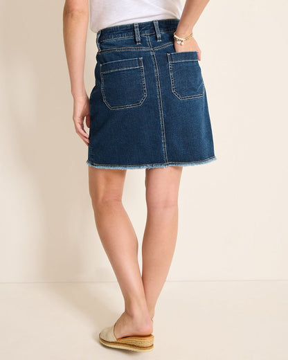 Utility Denim Skirt Sunset Blue Wash | Tommy Bahama Great Value - Utility Denim Skirt