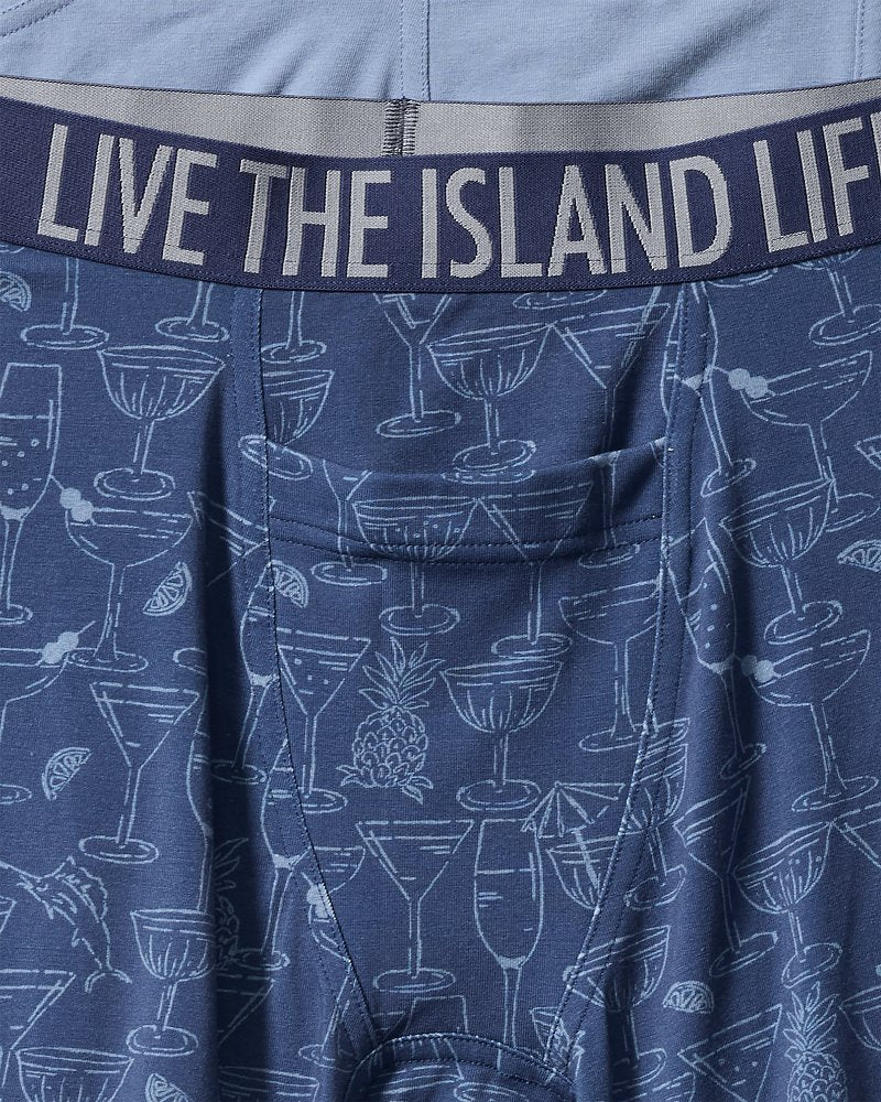 Cotton-Modal Boxer Briefs - 2-Pack Dark Denim | Tommy Bahama Customer Favorite - Cotton-Modal Boxer Briefs - 2-Pack