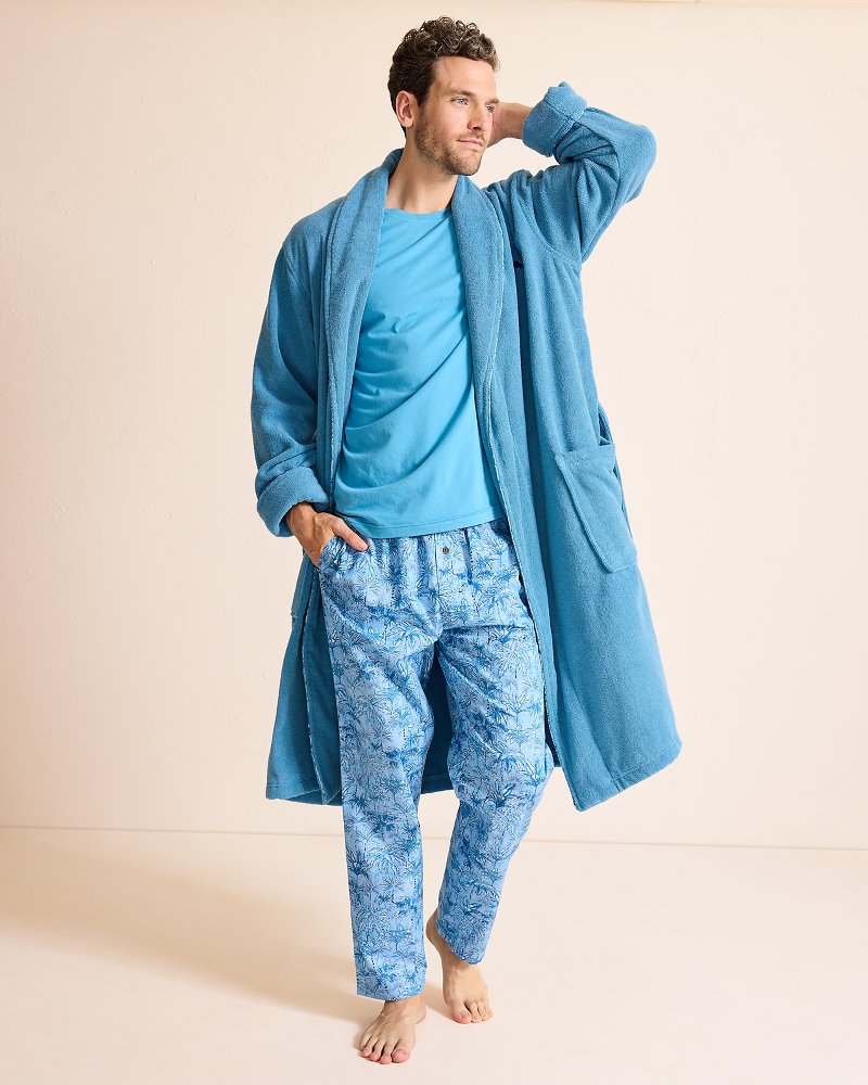 Loop Terry Robe Blue Fade | Tommy Bahama Great Value - Loop Terry Robe