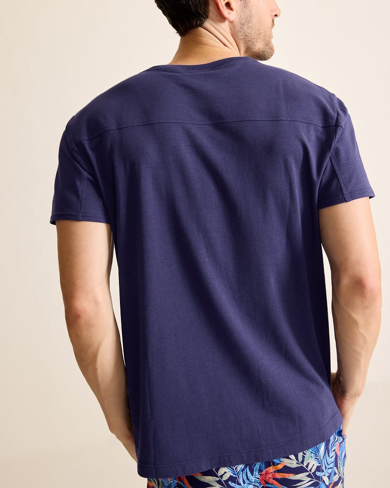 Short-Sleeve Crewneck T-Shirt Port Blue | Tommy Bahama Premium - Short-Sleeve Crewneck T-Shirt