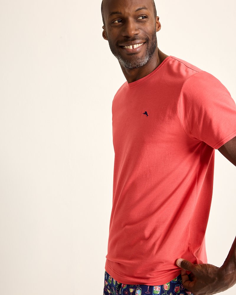 Big & Tall Short-Sleeve Crewneck T-Shirt Cranberry | Tommy Bahama Top Pick - Big & Tall Short-Sleeve Crewneck T-Shirt