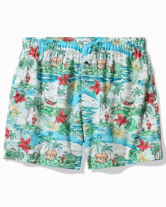 Woven Tropical Print Boxers Big Sky Blue | Tommy Bahama Special Offer - Woven Tropical Print Boxers