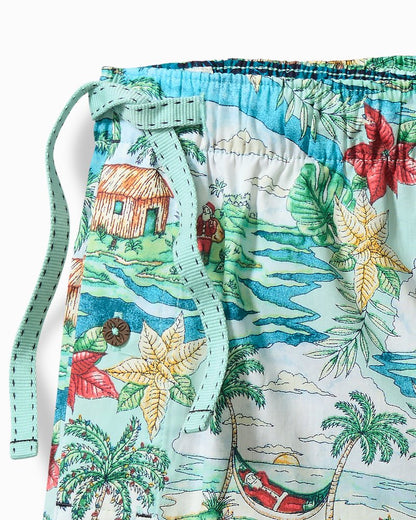 Big & Tall Jersey Long Sleeve & Pants Pajama Set Big Sky Blue | Tommy Bahama Top Pick - Big & Tall Jersey Long Sleeve & Pants Pajama Set