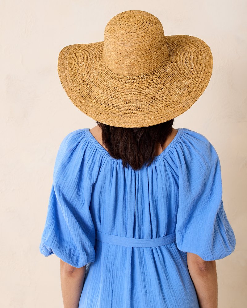 Raffia Braided Floppy Hat Natural | Tommy Bahama Premium - Raffia Braided Floppy Hat