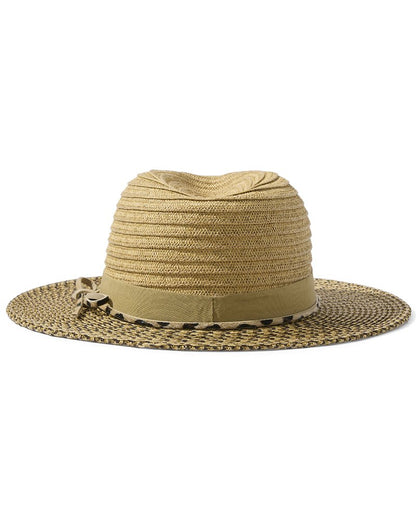 Color Block Fedora Tan | Tommy Bahama Premium - Color Block Fedora