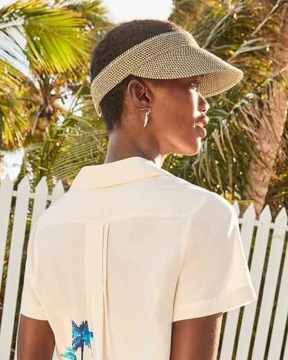 Ultra-Braid Packable Visor Brown Multi | Tommy Bahama Essential - Ultra-Braid Packable Visor