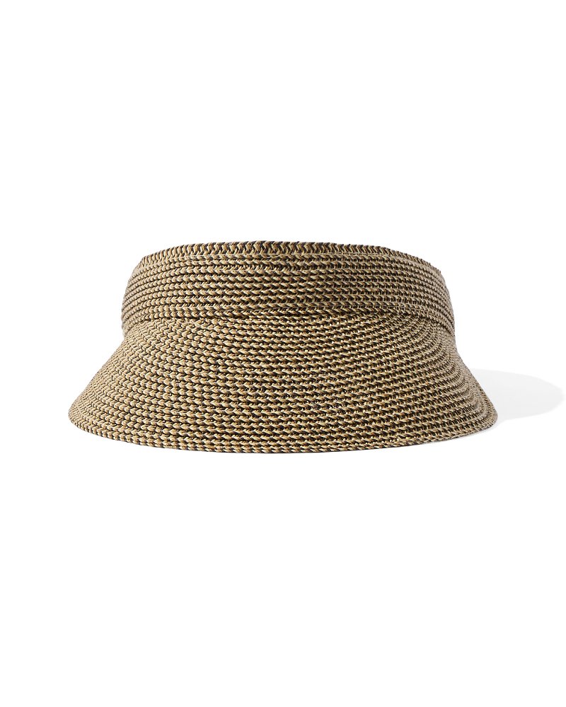 Ultra-Braid Packable Visor Brown Multi | Tommy Bahama Essential - Ultra-Braid Packable Visor