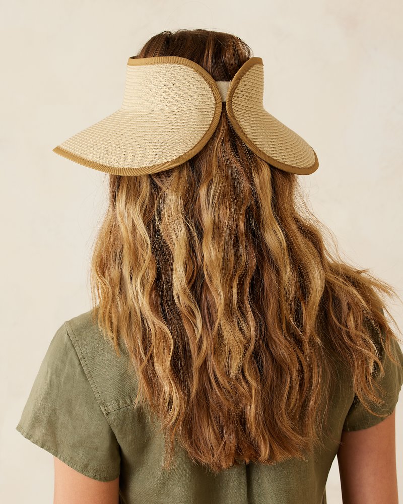 Packable Ultra-Braid Visor Floral | Tommy Bahama Special Offer - Packable Ultra-Braid Visor