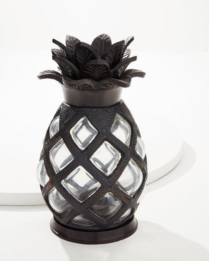 Large Glass Pineapple Votive Holder Clear | Tommy Bahama Great Value - Large Glass Pineapple Votive Holder