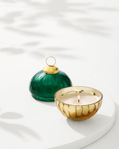 Evergreen 3-oz. Etched Ornament Candle Evergreen | Tommy Bahama New - Evergreen 3-oz. Etched Ornament Candle