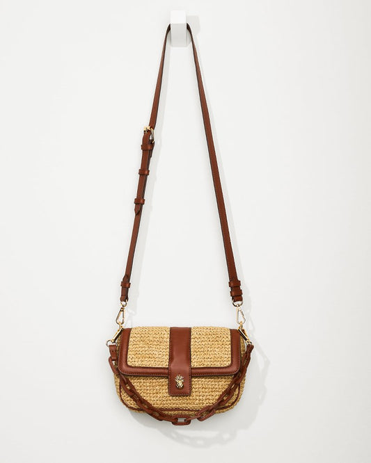Raffia & Leather Chain Crossbody Multicolor | Tommy Bahama Discount - Raffia & Leather Chain Crossbody