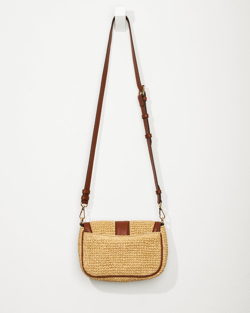 Raffia & Leather Chain Crossbody Multicolor | Tommy Bahama Discount - Raffia & Leather Chain Crossbody