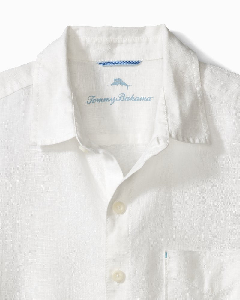 Sea Glass Breezer Linen Shirt White | Tommy Bahama Exclusive - Sea Glass Breezer Linen Shirt