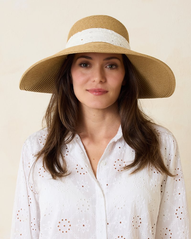 Ultra-Braid Bow Sun Hat White | Tommy Bahama Trending - Ultra-Braid Bow Sun Hat