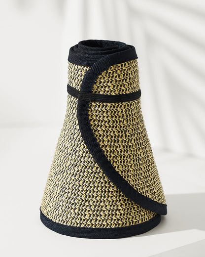 Packable Ultra-Braid Visor Black Multi | Tommy Bahama Top Pick - Packable Ultra-Braid Visor