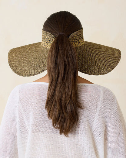 Packable Everyday Full Coverage Visor Mixed Black | Tommy Bahama Featured - Packable Everyday Full Coverage Visor